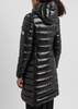 Moka quilted shell coat