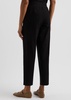 Cropped straight-leg trousers 