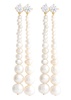 Pearl 18kt gold vermeil drop earrings