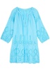 Ashley broderie-anglaise cotton kaftan 