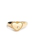 Baby Chevaliere Coeur 9kt gold pinky ring