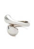 Savi Crossover rhodium-plated ring 