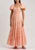 Sundrenched cotton maxi dress 