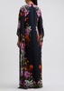 Eloise floral-print maxi kaftan dress 