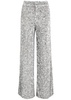 Mame sequin-embellished wide-leg trousers