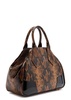 Yasmine medium python-effect leather top handle bag 