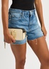 The Snapshot colour-blocked leather cross-body bag