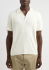 Johnny ribbed cotton-blend polo shirt