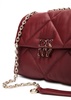 Hook quilted leather cross-body bag 