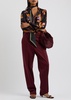 Emotional Essence straight-leg jersey trousers