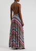 Zigzag Pattern Long Dress