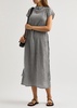 Pleated midi dress