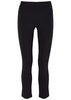 Cropped slim-leg trousers