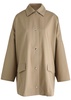 Oversized cotton-twill jacket