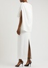 Gislene cape-effect jersey maxi dress