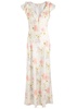 Kingley floral-print silk-satin maxi dress 