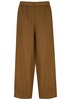 Wide-leg linen trousers