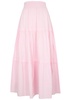 Phia tiered cotton maxi skirt