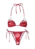 Diablo printed triangle bikini 