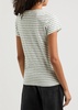 The Slub striped cotton T-shirt