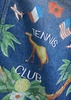 Tennis Club printed denim jacket 