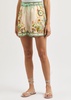 Pinball printed linen shorts 