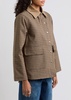 Alto checked cotton-blend jacket