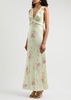 Suniva floral-print silk maxi dress