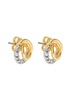 Solanales 14kt gold-plated hoop earrings 