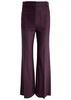 Alina flared-leg twill trousers 