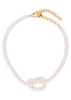 Nudo knotted pearl necklace