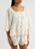 Lana broderie anglaise cotton blouse