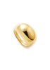 Dome 18kt gold-plated vermeil ring 