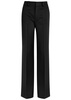 Keaton straight-leg satin trousers