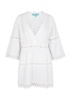 Victoria broderie-anglaise cotton kaftan 