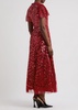 Deco Dot sequin-embellished tulle gown