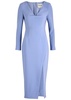 Long-sleeve midi dress 