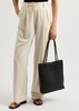 Le Tote woven leather tote 