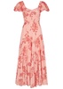 Sundrenched printed cotton maxi dress 