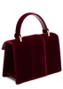 Audrey mini velvet top handle bag