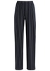 Striped stretch-jersey trousers