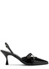 Joella 75 patent leather slingback pumps 