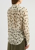 Printed cotton-blend voile shirt 