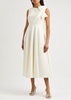 Brigitte pleated midi dress