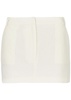 Cotton-blend mini skirt 