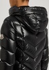 Fulmarus hooded quilted nylon jacket 