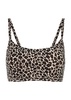 Soft Stretch leopard-print padded soft-cup bra