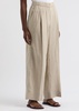 Wide-leg linen trousers