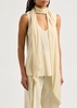 Scarf silk crepe de chine tank 