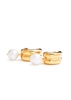 Juliette gold-vermeil hoop earrings